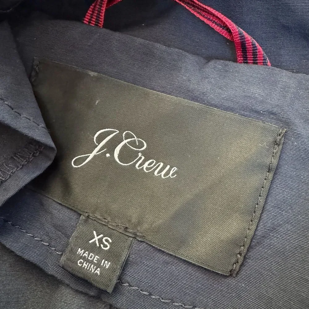 J.Crew Perfect Lightweight Jacket in navy XS
